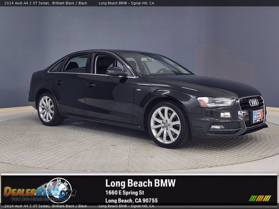 2014 Audi A4 2.0T Sedan Brilliant Black / Black Photo #1