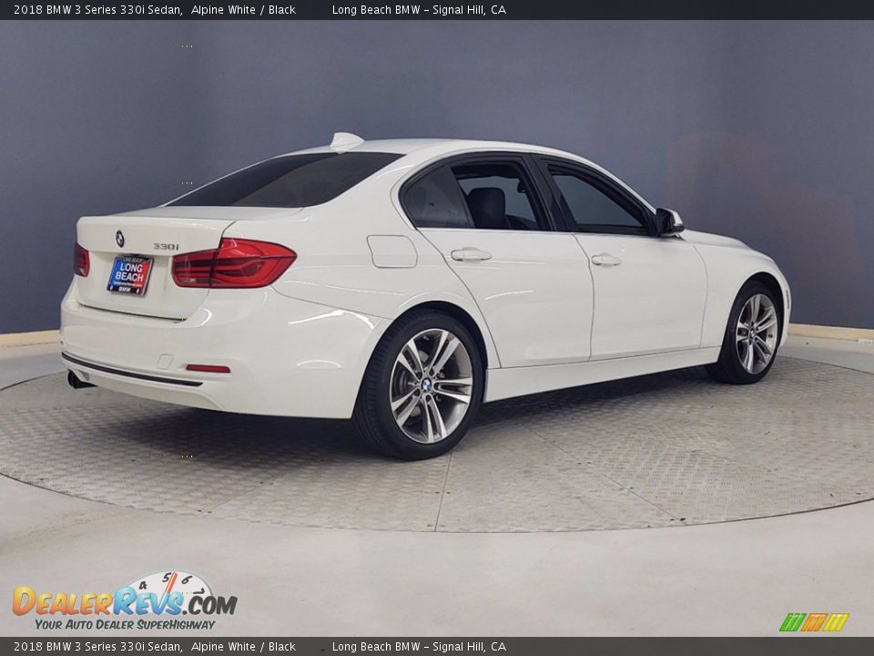 2018 BMW 3 Series 330i Sedan Alpine White / Black Photo #5