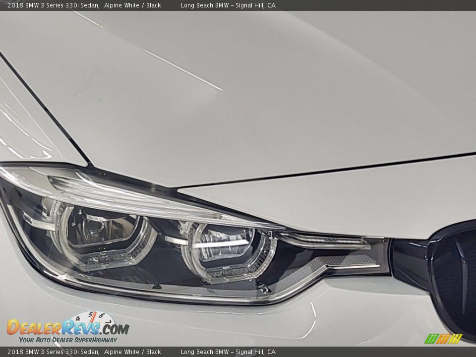 2018 BMW 3 Series 330i Sedan Alpine White / Black Photo #7