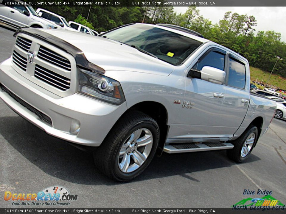 2014 Ram 1500 Sport Crew Cab 4x4 Bright Silver Metallic / Black Photo #27