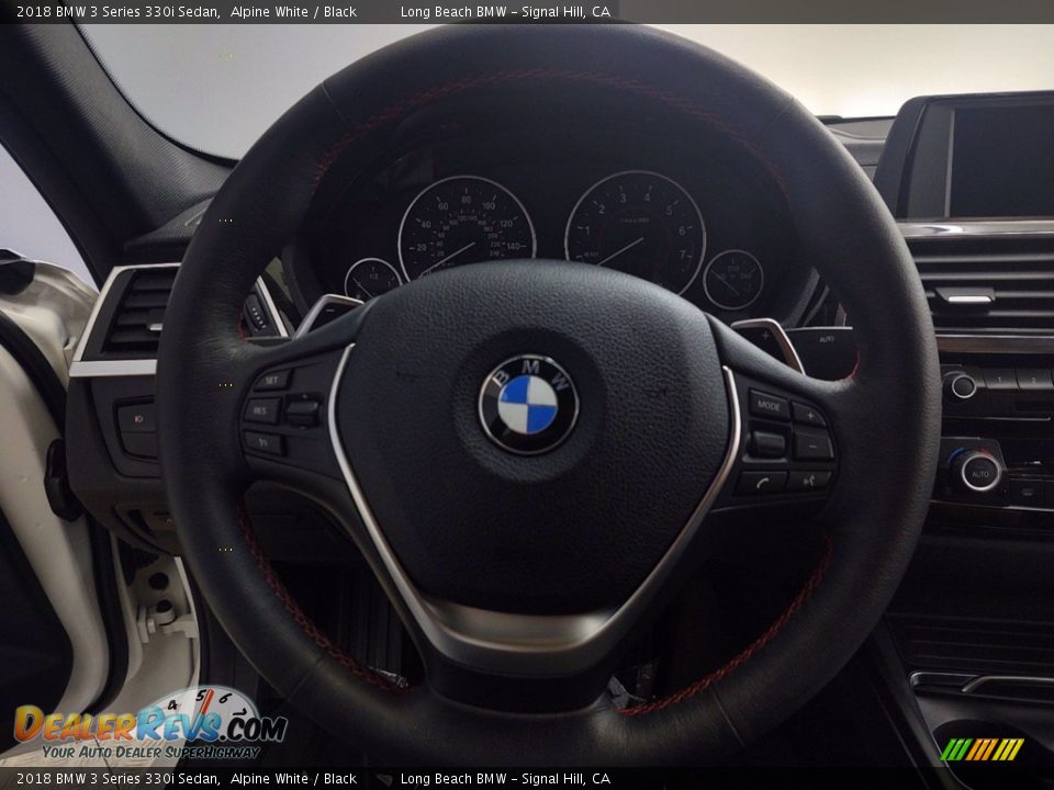2018 BMW 3 Series 330i Sedan Alpine White / Black Photo #14