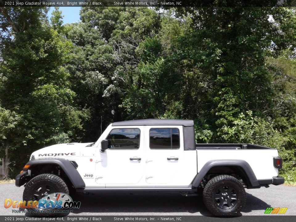 2021 Jeep Gladiator Mojave 4x4 Bright White / Black Photo #1