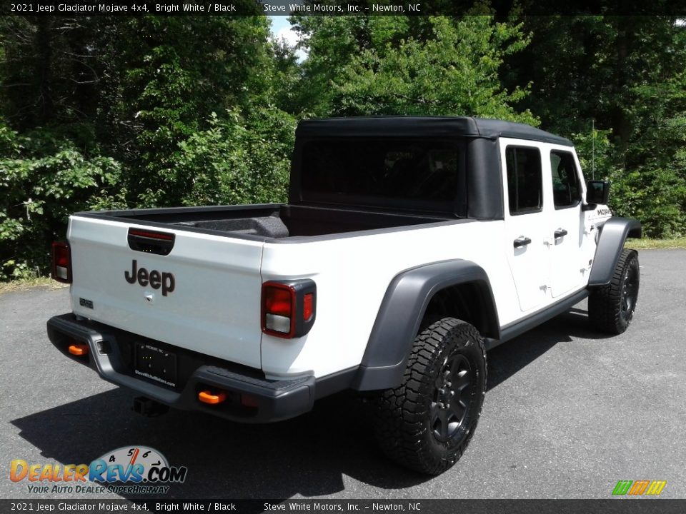 2021 Jeep Gladiator Mojave 4x4 Bright White / Black Photo #6