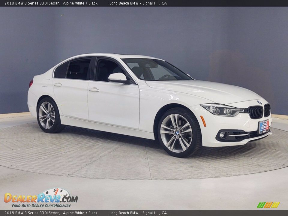 2018 BMW 3 Series 330i Sedan Alpine White / Black Photo #36