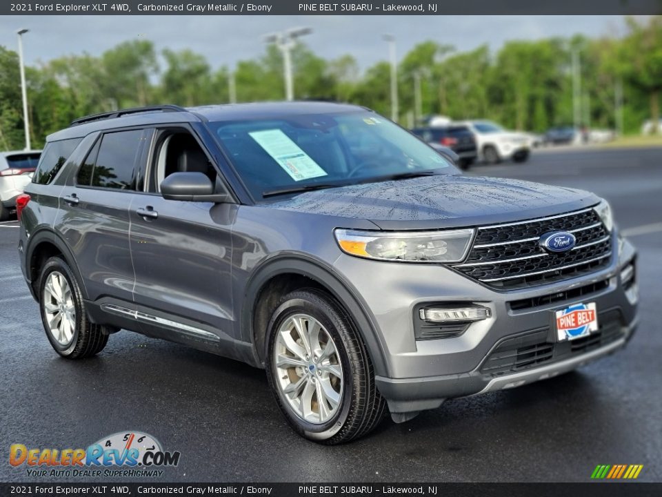 2021 Ford Explorer XLT 4WD Carbonized Gray Metallic / Ebony Photo #16