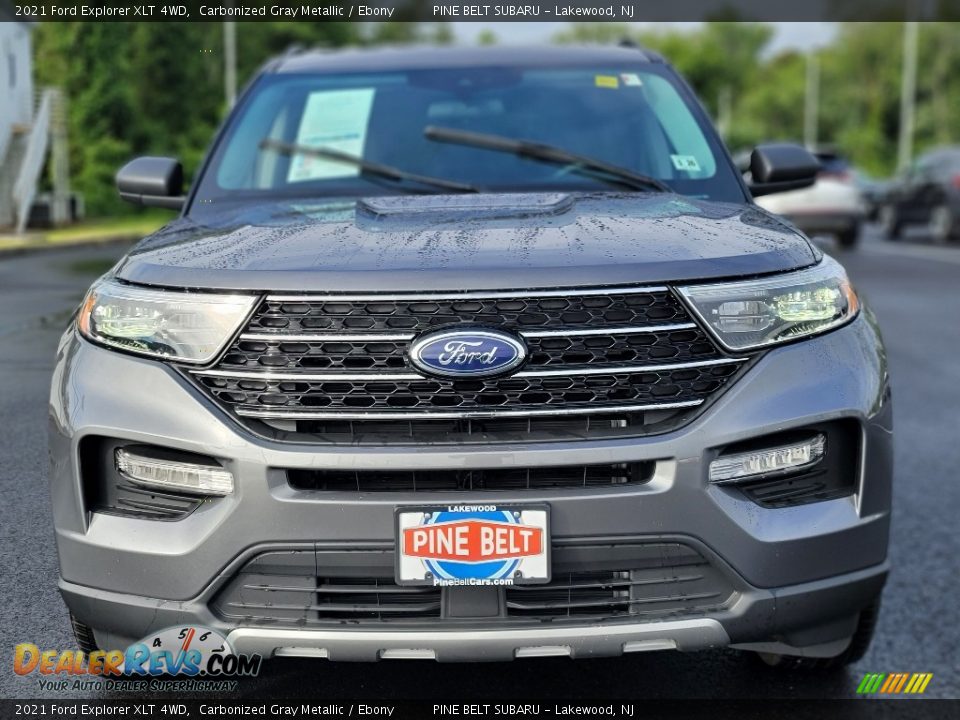 2021 Ford Explorer XLT 4WD Carbonized Gray Metallic / Ebony Photo #17