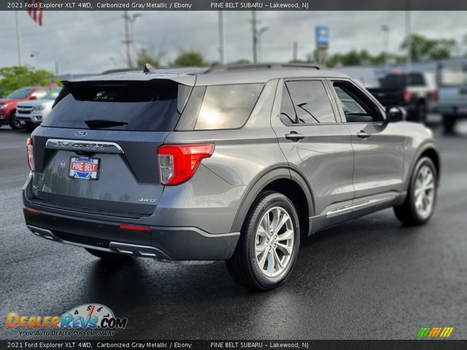 2021 Ford Explorer XLT 4WD Carbonized Gray Metallic / Ebony Photo #21