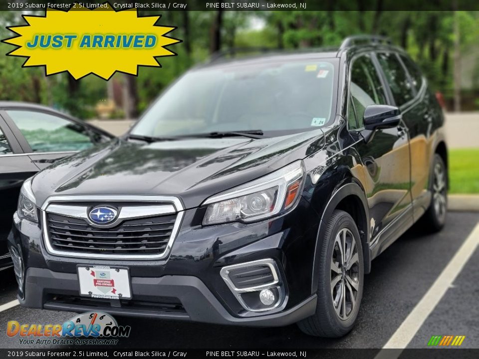 2019 Subaru Forester 2.5i Limited Crystal Black Silica / Gray Photo #1