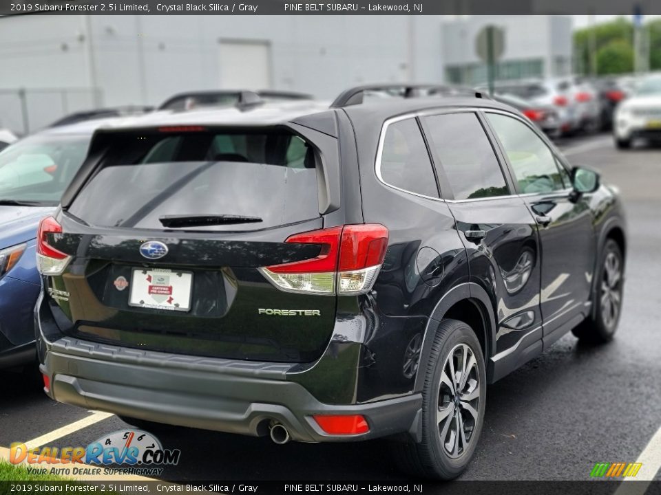 2019 Subaru Forester 2.5i Limited Crystal Black Silica / Gray Photo #3