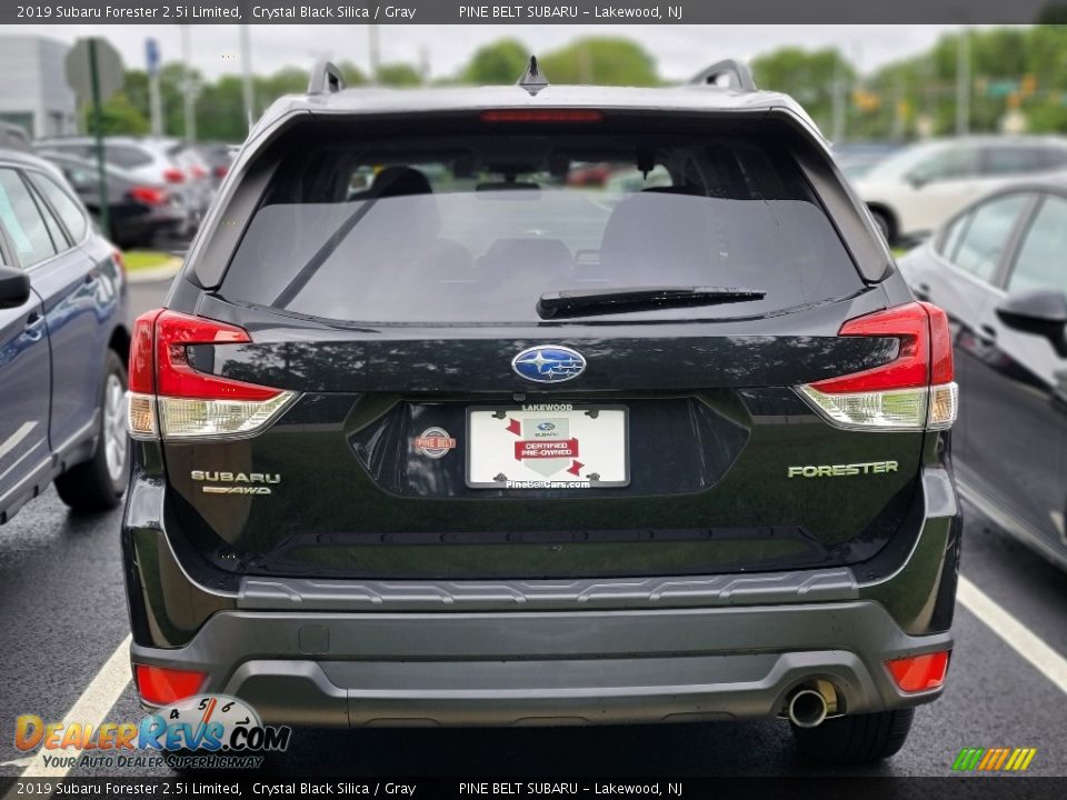 2019 Subaru Forester 2.5i Limited Crystal Black Silica / Gray Photo #4