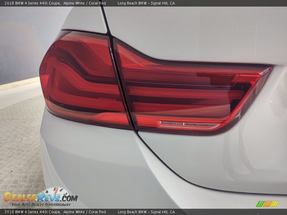 2018 BMW 4 Series 440i Coupe Alpine White / Coral Red Photo #30