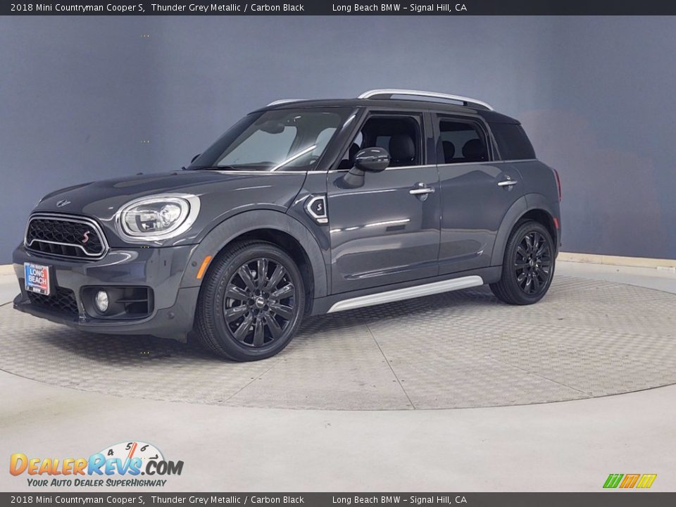 2018 Mini Countryman Cooper S Thunder Grey Metallic / Carbon Black Photo #3