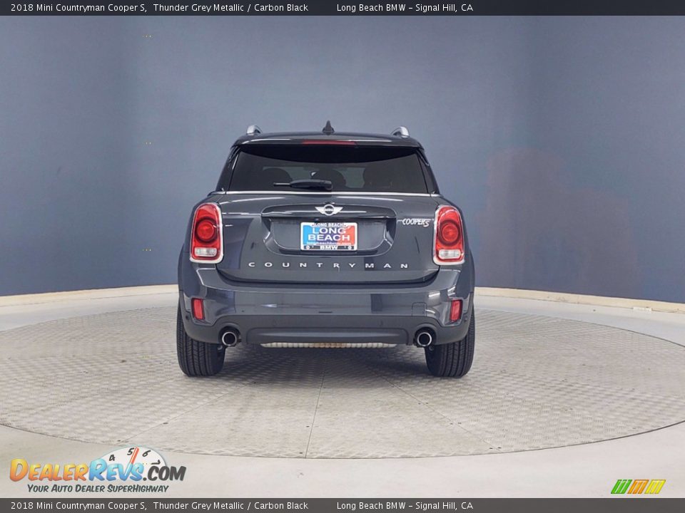 2018 Mini Countryman Cooper S Thunder Grey Metallic / Carbon Black Photo #4