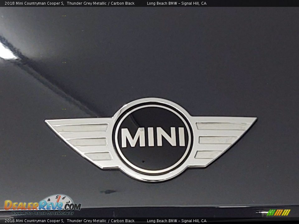 2018 Mini Countryman Cooper S Thunder Grey Metallic / Carbon Black Photo #8