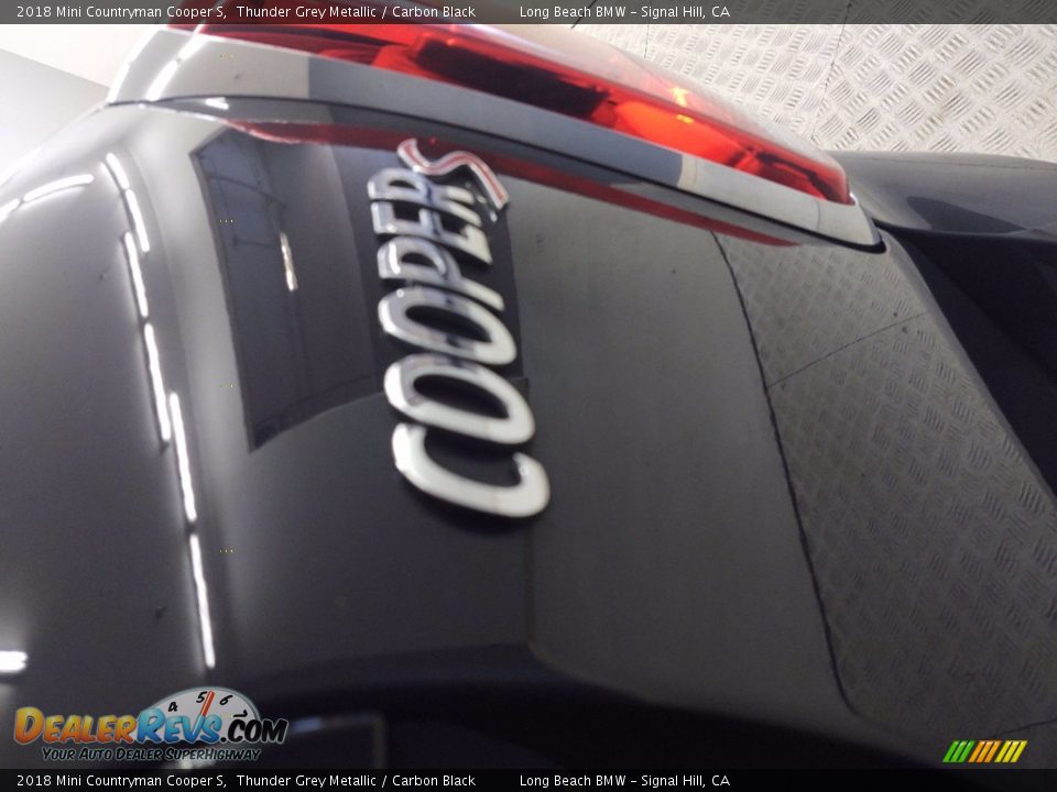 2018 Mini Countryman Cooper S Thunder Grey Metallic / Carbon Black Photo #26