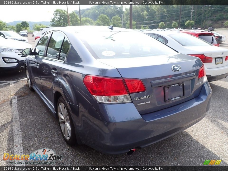 2014 Subaru Legacy 2.5i Twilight Blue Metallic / Black Photo #2