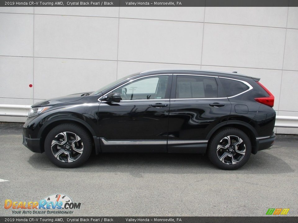 2019 Honda CR-V Touring AWD Crystal Black Pearl / Black Photo #2