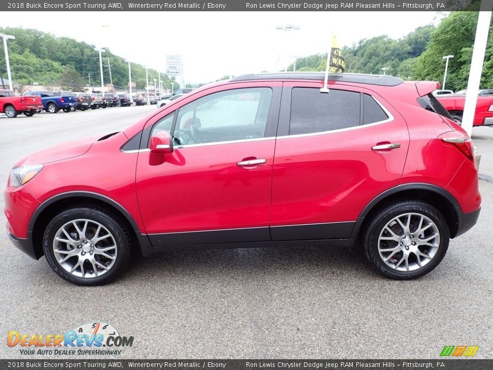 2018 Buick Encore Sport Touring AWD Winterberry Red Metallic / Ebony Photo #2