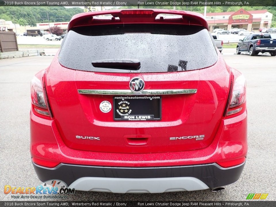 2018 Buick Encore Sport Touring AWD Winterberry Red Metallic / Ebony Photo #4