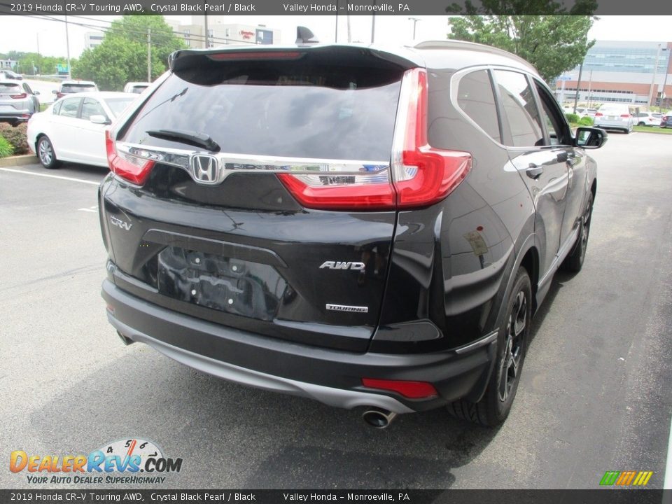 2019 Honda CR-V Touring AWD Crystal Black Pearl / Black Photo #5