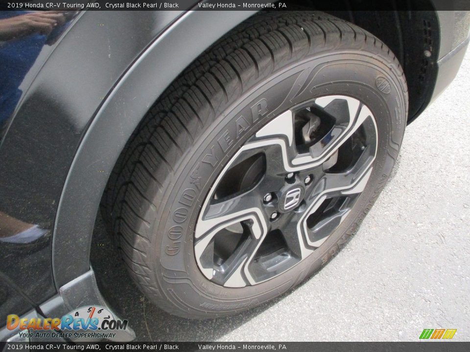 2019 Honda CR-V Touring AWD Crystal Black Pearl / Black Photo #6