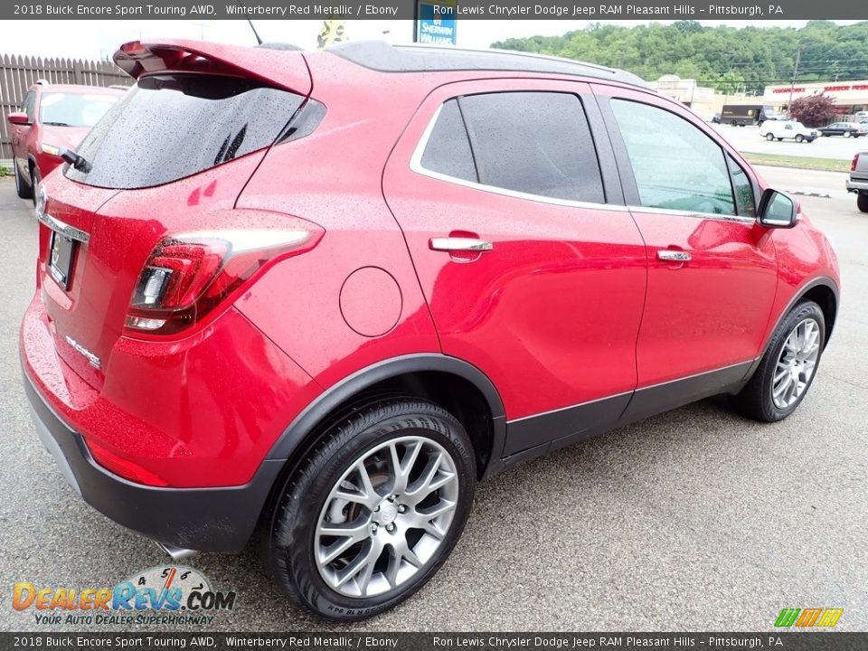 2018 Buick Encore Sport Touring AWD Winterberry Red Metallic / Ebony Photo #6