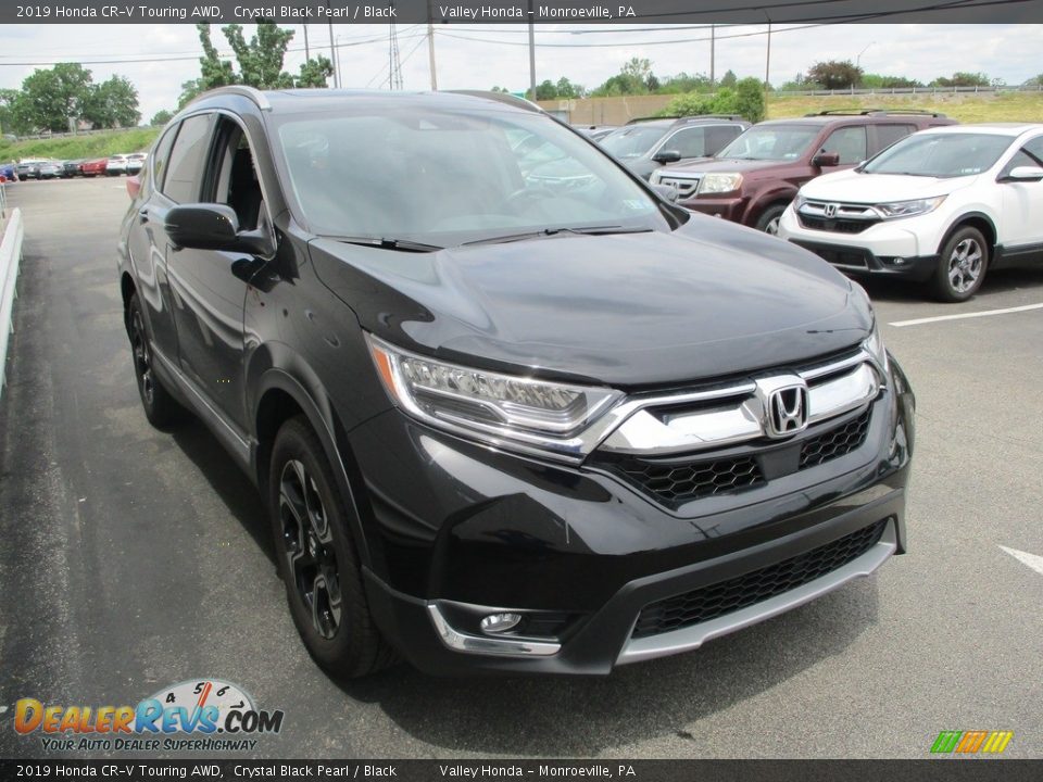 2019 Honda CR-V Touring AWD Crystal Black Pearl / Black Photo #7
