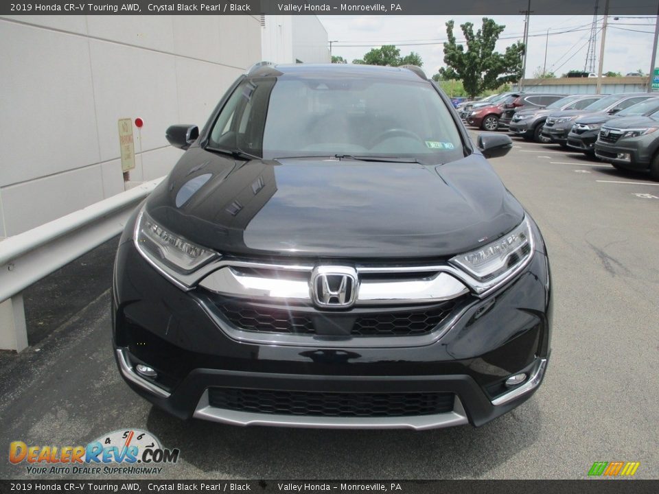 2019 Honda CR-V Touring AWD Crystal Black Pearl / Black Photo #8