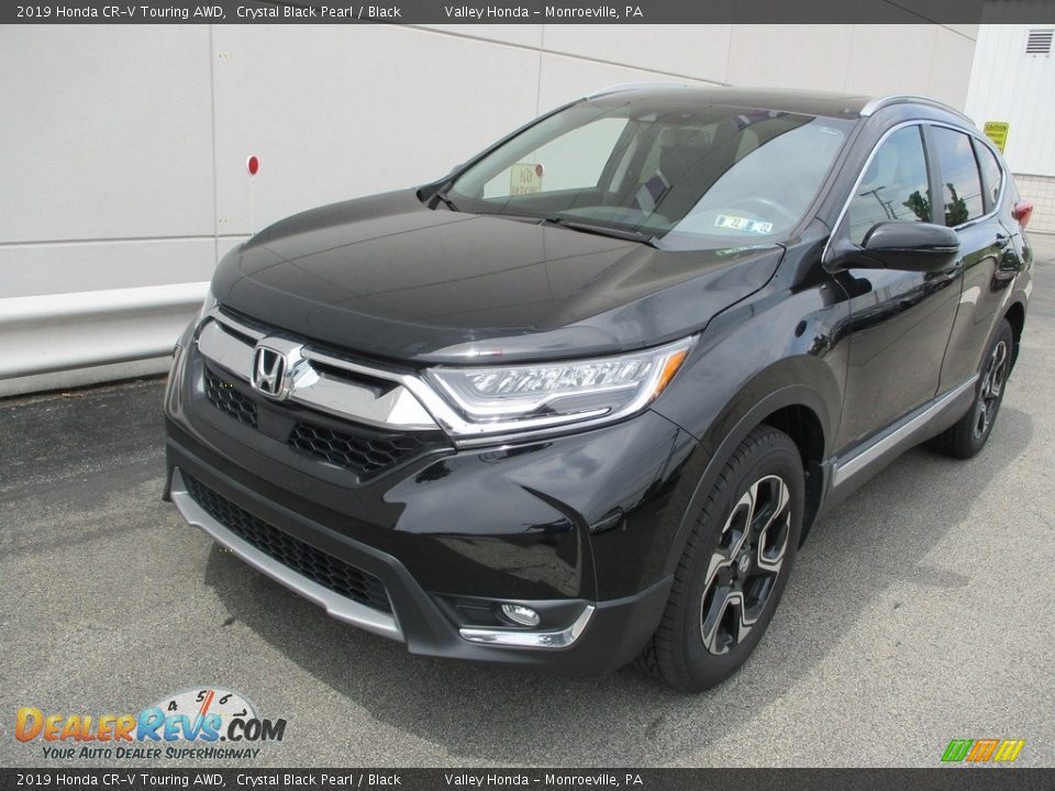2019 Honda CR-V Touring AWD Crystal Black Pearl / Black Photo #9