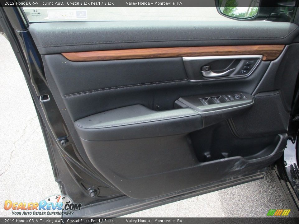 2019 Honda CR-V Touring AWD Crystal Black Pearl / Black Photo #10