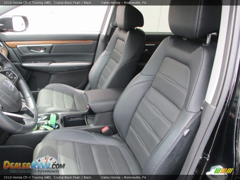 2019 Honda CR-V Touring AWD Crystal Black Pearl / Black Photo #11