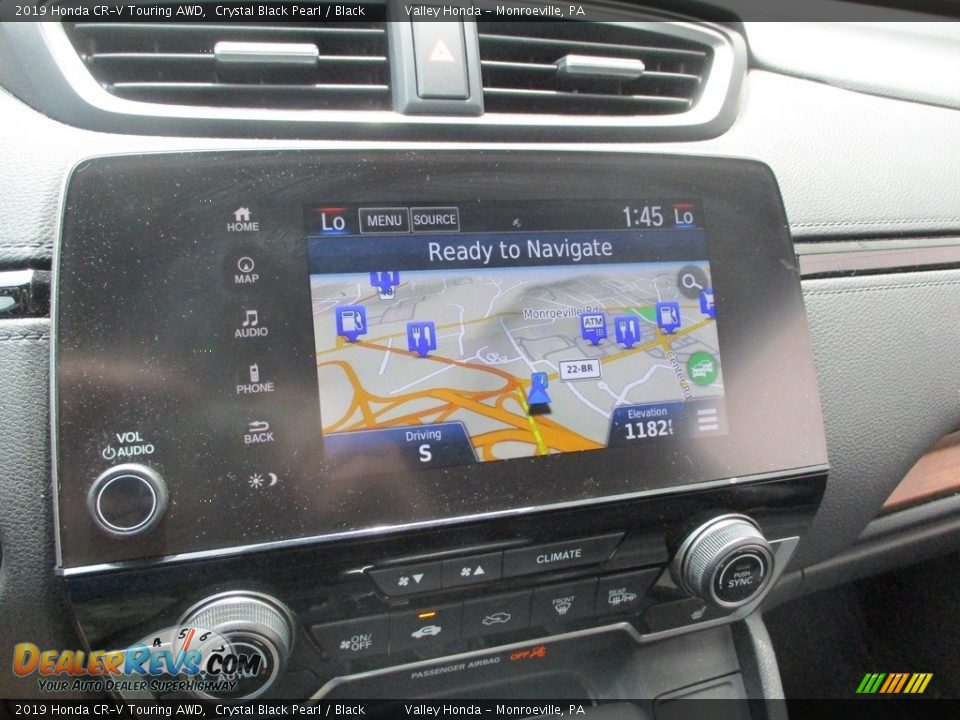 2019 Honda CR-V Touring AWD Crystal Black Pearl / Black Photo #15