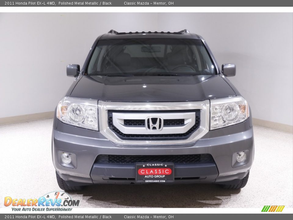 2011 Honda Pilot EX-L 4WD Polished Metal Metallic / Black Photo #2