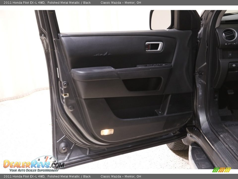 2011 Honda Pilot EX-L 4WD Polished Metal Metallic / Black Photo #4