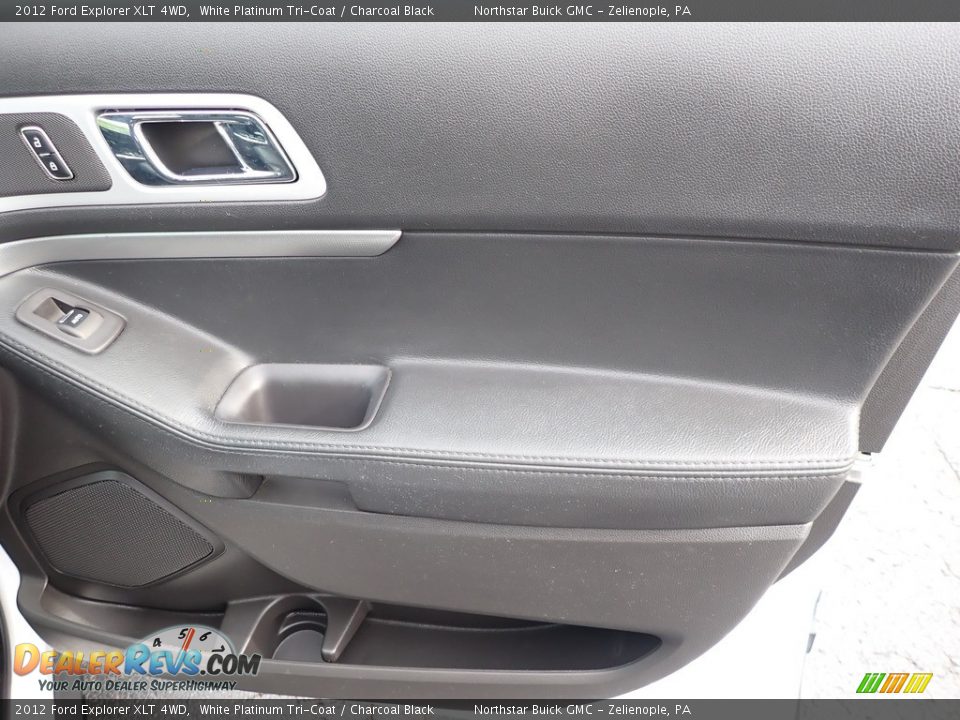 2012 Ford Explorer XLT 4WD White Platinum Tri-Coat / Charcoal Black Photo #6