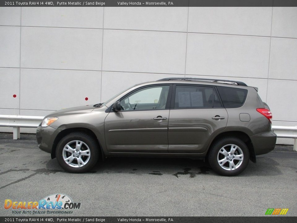 2011 Toyota RAV4 I4 4WD Pyrite Metallic / Sand Beige Photo #2