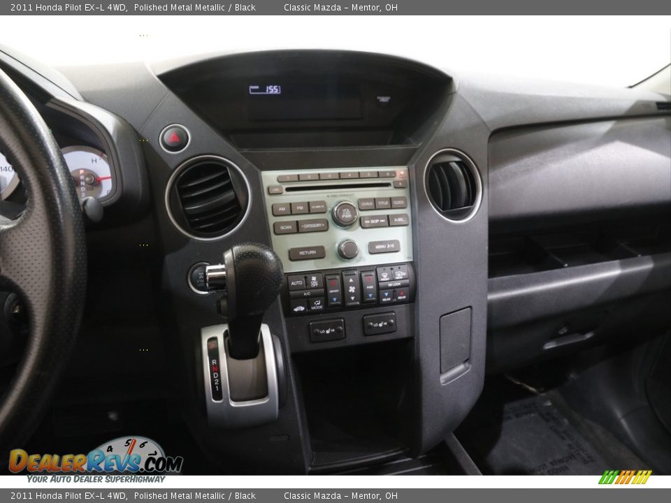 2011 Honda Pilot EX-L 4WD Polished Metal Metallic / Black Photo #9