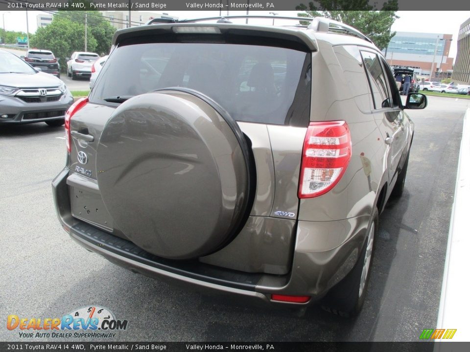 2011 Toyota RAV4 I4 4WD Pyrite Metallic / Sand Beige Photo #5