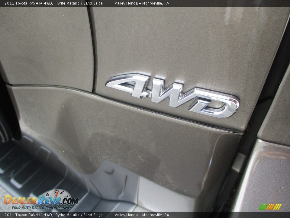 2011 Toyota RAV4 I4 4WD Pyrite Metallic / Sand Beige Photo #6