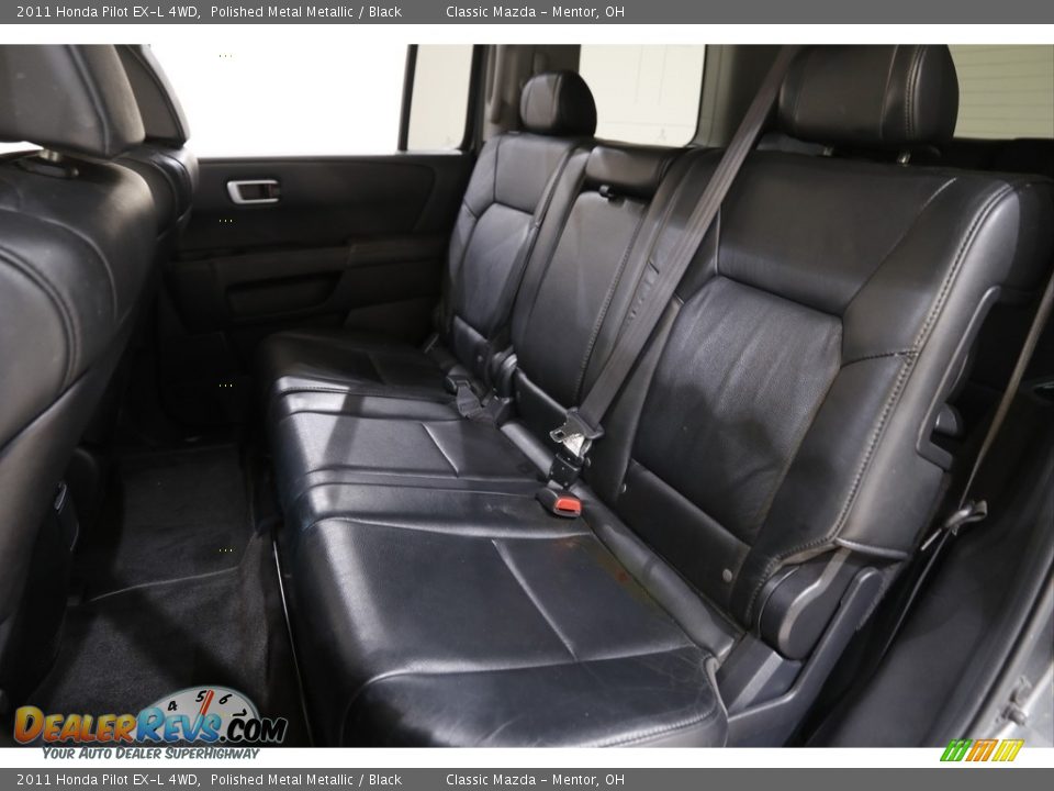2011 Honda Pilot EX-L 4WD Polished Metal Metallic / Black Photo #14