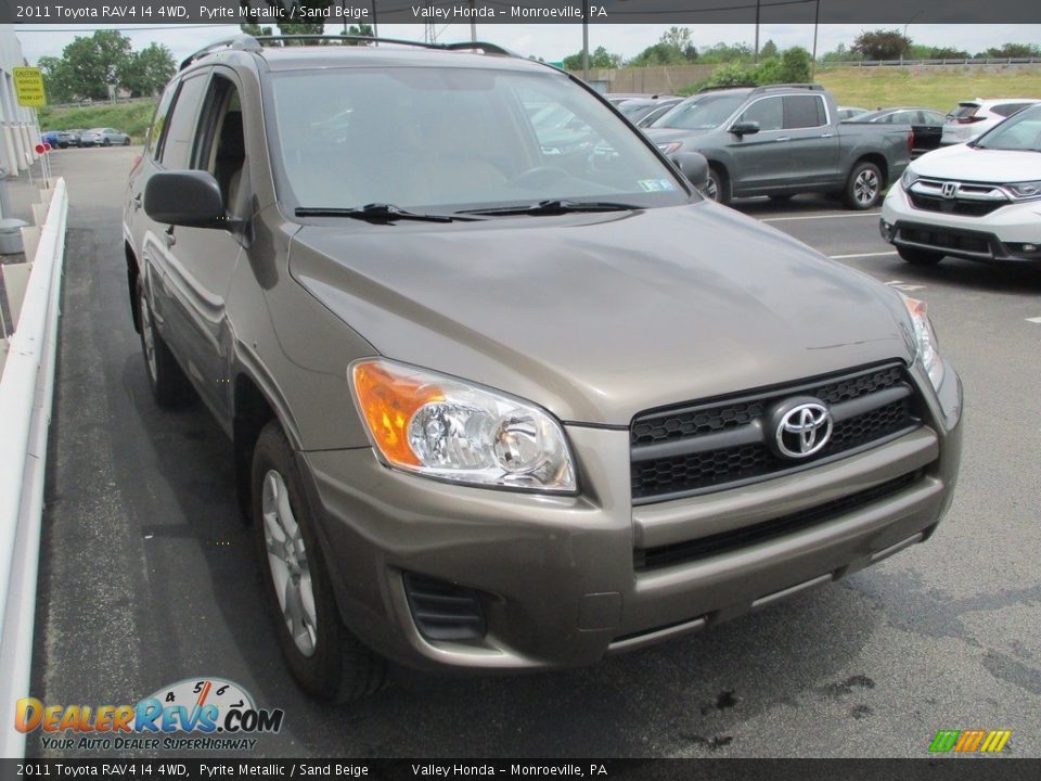 2011 Toyota RAV4 I4 4WD Pyrite Metallic / Sand Beige Photo #7