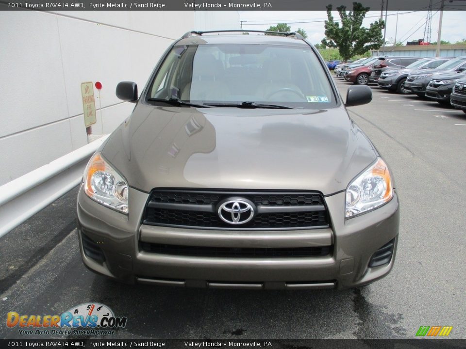 2011 Toyota RAV4 I4 4WD Pyrite Metallic / Sand Beige Photo #8