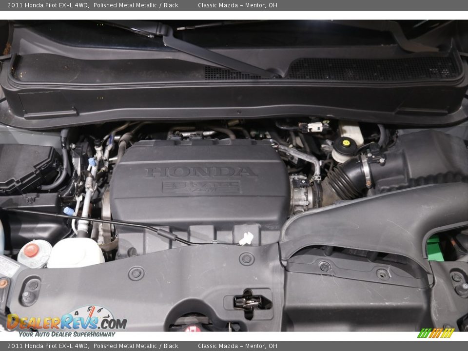 2011 Honda Pilot EX-L 4WD Polished Metal Metallic / Black Photo #17