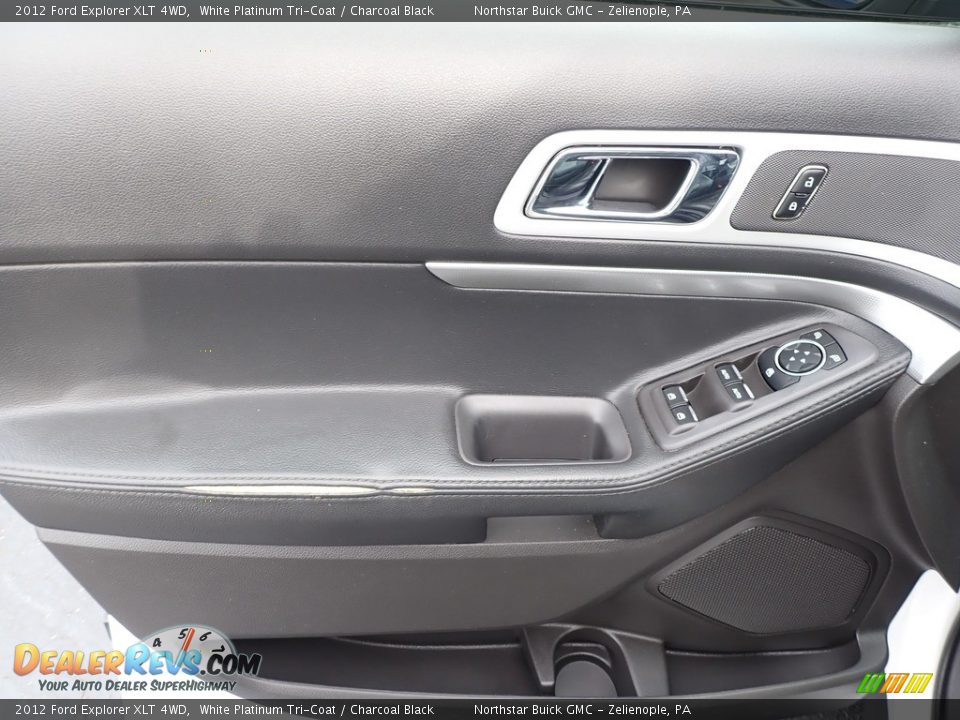 2012 Ford Explorer XLT 4WD White Platinum Tri-Coat / Charcoal Black Photo #20