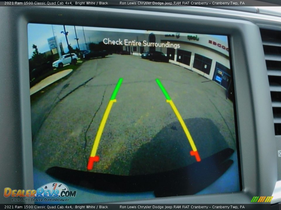 2021 Ram 1500 Classic Quad Cab 4x4 Bright White / Black Photo #17