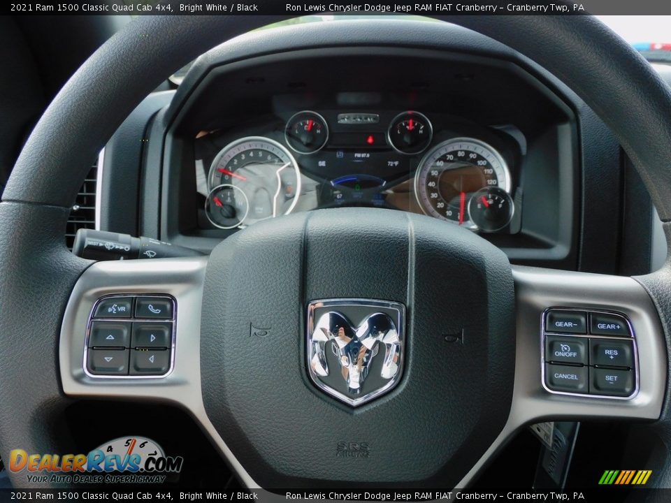 2021 Ram 1500 Classic Quad Cab 4x4 Bright White / Black Photo #19