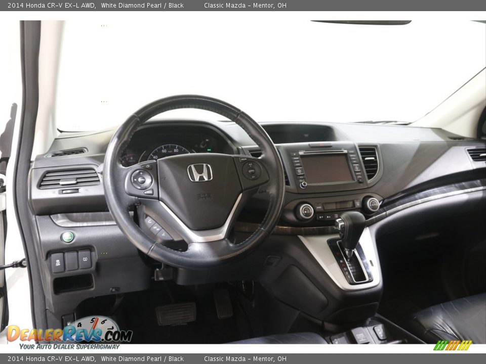 2014 Honda CR-V EX-L AWD White Diamond Pearl / Black Photo #7