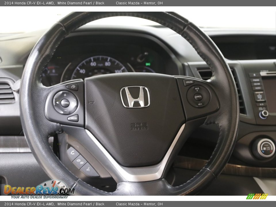 2014 Honda CR-V EX-L AWD White Diamond Pearl / Black Photo #8