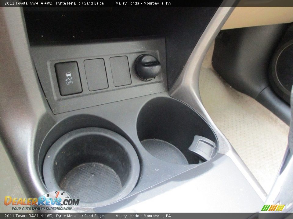 2011 Toyota RAV4 I4 4WD Pyrite Metallic / Sand Beige Photo #18