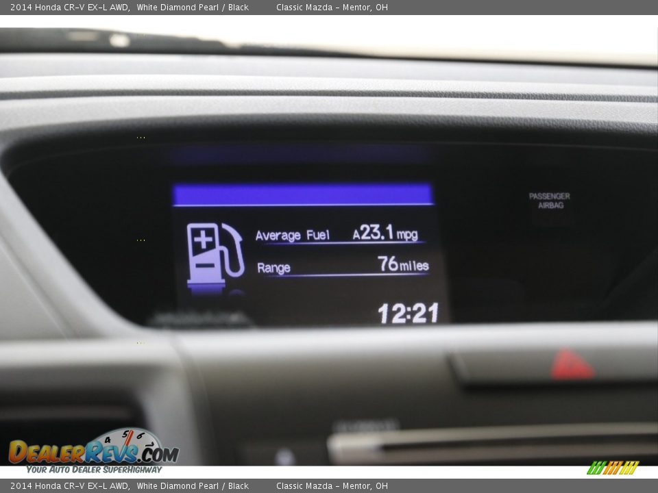 2014 Honda CR-V EX-L AWD White Diamond Pearl / Black Photo #11